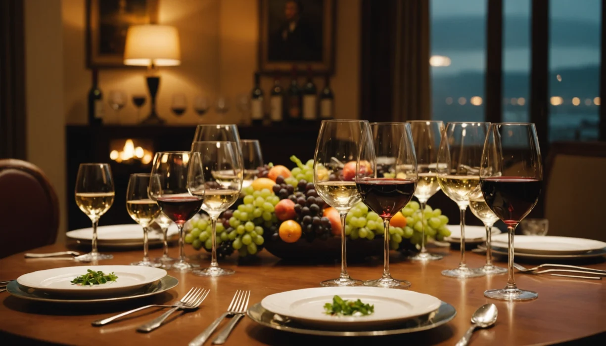 menu traiteur avec vin